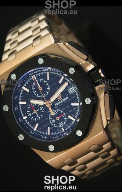 Audemars Piguet Royal Oak Offshore Watch in Pink Gold Case