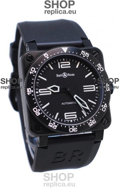 Bell and Ross BR 03 Type Aviation Carbon Swiss Automatic Watch