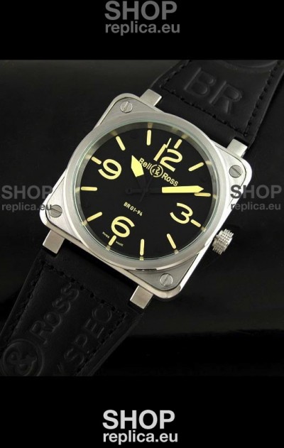 Bell and Ross BR01-94 Swiss Watch in Black Dial