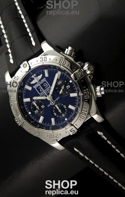 Breitling Blackbird Swiss Replica Watch in Blue Dial - Mirror Replica Watch