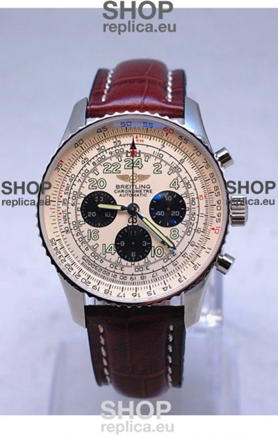 Breitling Navitimer Cosmonaute Swiss Replica Watch Steel Case