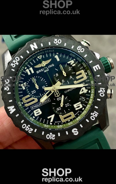 Breitling Endurance PRO 44 Green Strap Swiss Quartz Replica Watch