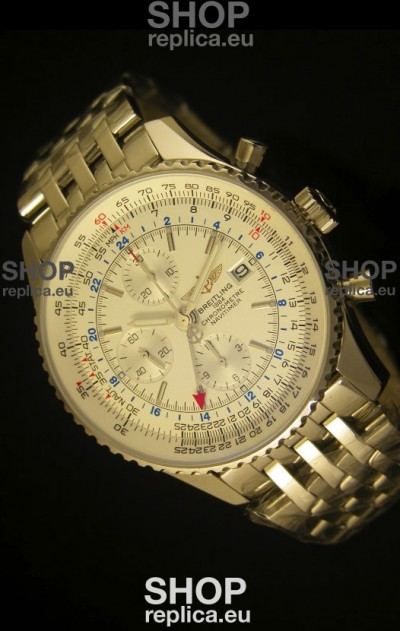 Breitling Navitimer World GMT - 1:1 Mirror Ultimate Edition White Dial