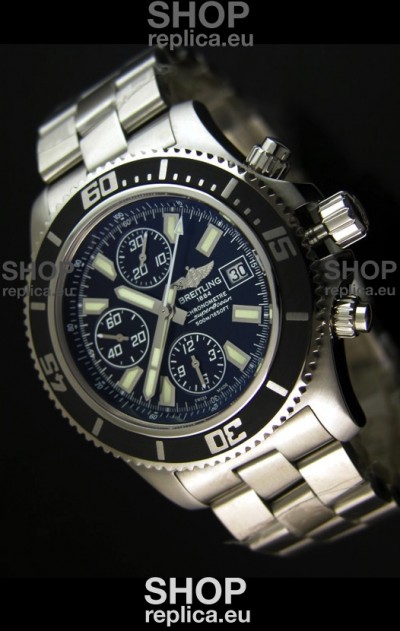 Breitling SuperOcean Abyss Swiss Chronograph Replica Watch - 1:1 Mirror Replica - 44MM White Markers