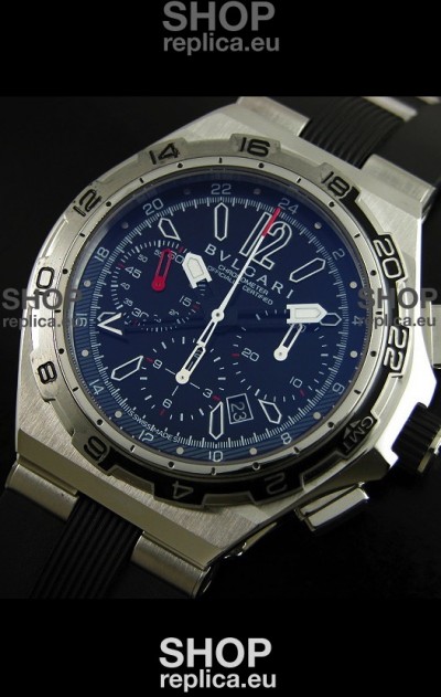 Bvlgari Diagono Professional Swiss Replica Watch in Black Dial
