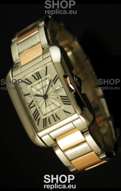 Cartier Tank Anglaise Mid Sized Swiss Watch - 1:1 Mirror Replica Watch