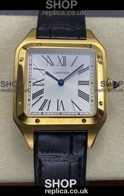 Cartier Santos Dumont in Yellow Gold 31MM Super Clone Watch 