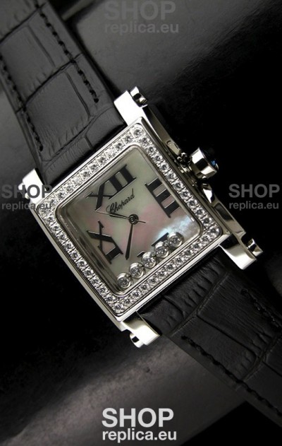 Chopard Happy Sport Swiss Replica Watch in Shell White Dial