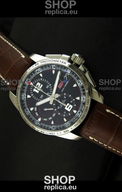 Chopard Mille Miglia GT XL Swiss Replica Watch in Brown Leather Strap - MIRROR REPLICA