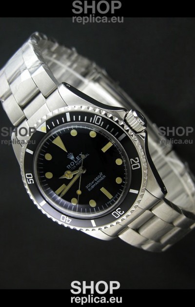 Rolex Submariner Classic Edition No Date Window Japanese Watch