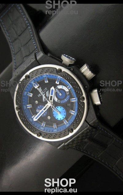 Hublot King Power F1 Interlago Limited Edition Swiss Watch in Blue