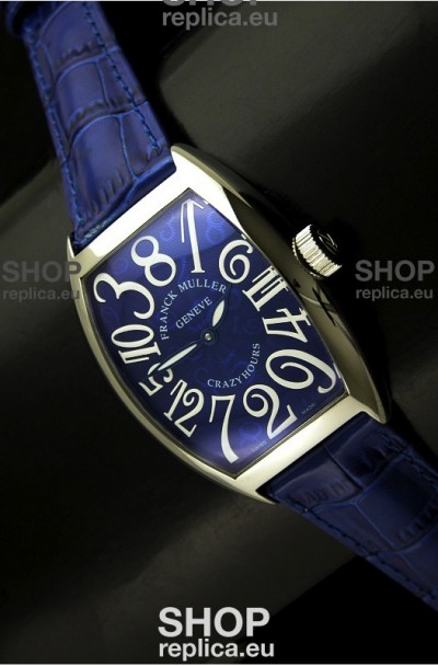 Franck Muller Casablanca Crazy Colors Edition Japanese Watch in Blue