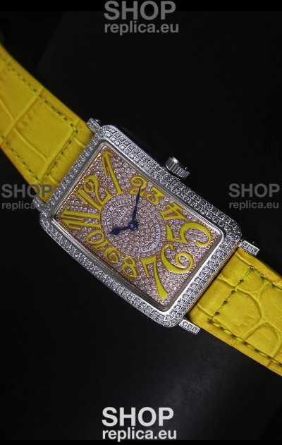 Franck Muller Master of Complications Long Island Ladies Watch in Stainless Steel 