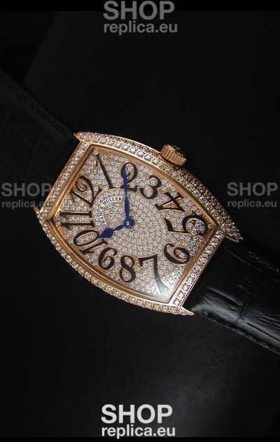 Franck Muller Master of Complications Casablanca Ladies Watch in Rose Gold Case 