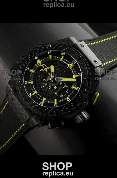 Hublot Big Bang Ayrton Senna Full Carbon Casing Swiss Watch 