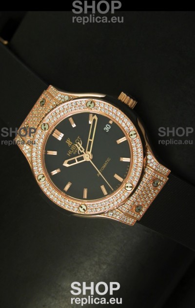 Hublot Classic Fusion 39MM Rose Gold Diamonds Case