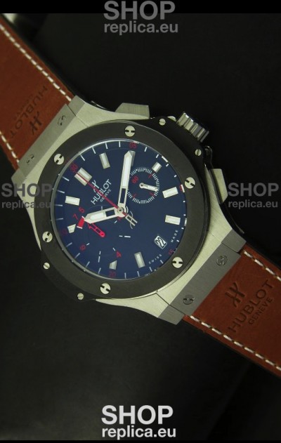 Hublot Big Bang Stainless Ceramic Bezel Swiss Quartz Watch 45MM