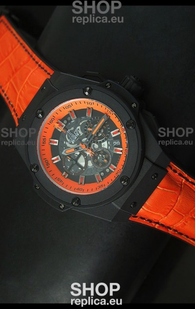 Hublot Big Bang Volcano Skeleton Swiss Quartz Watch 45MM