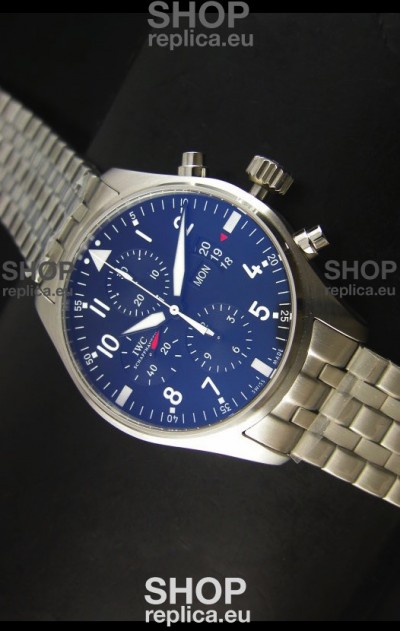 IWC Pilot IW377704 Chronograph Swiss Replica Watch - 1:1 Mirror Replica 