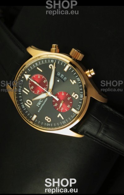 IWC Spitfire Tribecca Edition Watch in Rose Gold - 1:1 Mirror Replica
