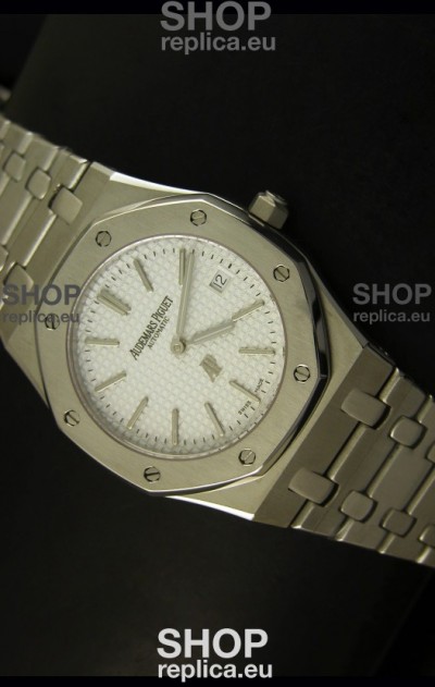 Audemars Piguet Royal Oak Ultra Thin Swiss Replica Watch in White Dial
