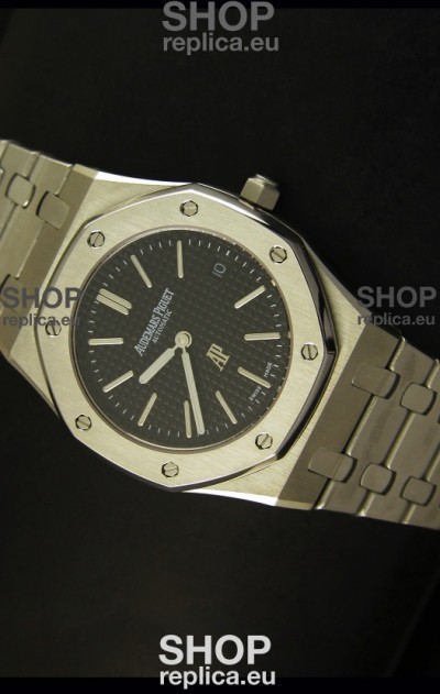 Audemars Piguet Royal Oak Ultra Thin Swiss Replica Watch in Black Dial