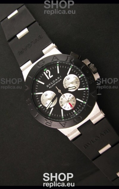Bvlgari Diagono Titanium Japanese Automatic Replica Watch
