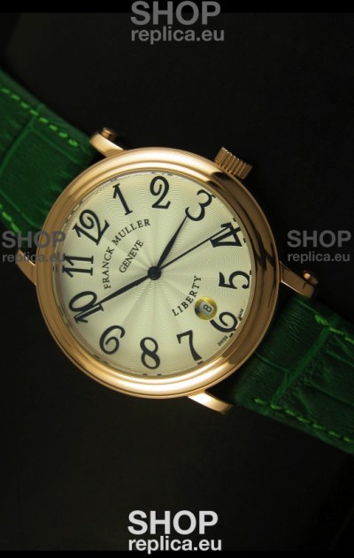 Franck Muller Master of Complications Liberty Japanese Watch in Green Strap