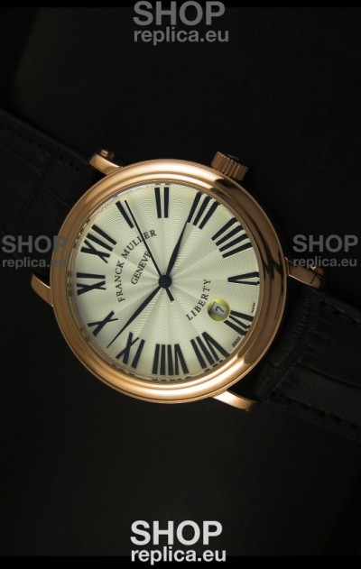 Franck Muller Master of Complications Liberty Japanese Watch Black Strap