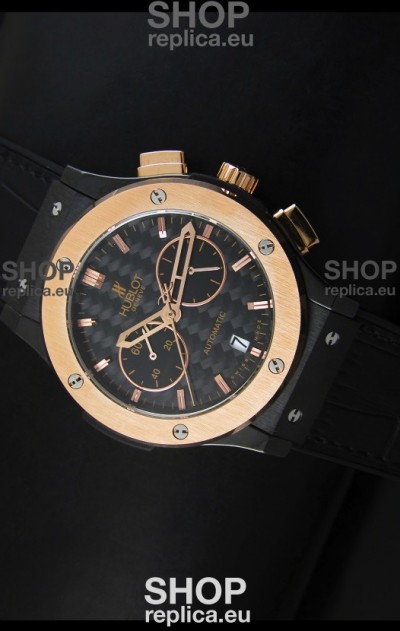 Hublot Classic Fusion Chrono Japanese Quartz Replica Watch Two Tone