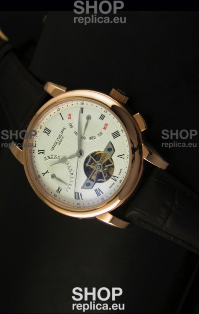 Patek Philippe Grand Complications Tourbillon Automatic Watch in Pink Gold
