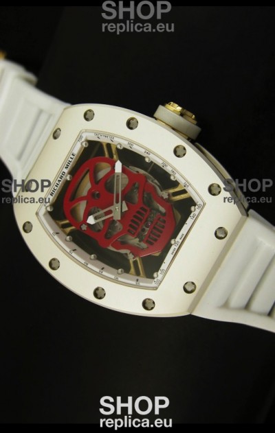 Richard Mille RM052 Skull Tourbillon Swiss Replica Watch Ceramic Case