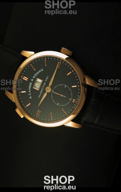 A.Lange & Sohne Reguliert Manual Handwind Watch in Pink Gold Case
