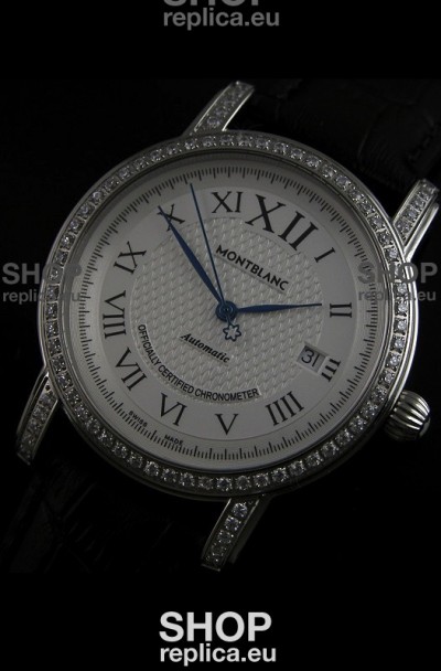 Mont Blanc Swiss Automatic Watch in Stainless Steel