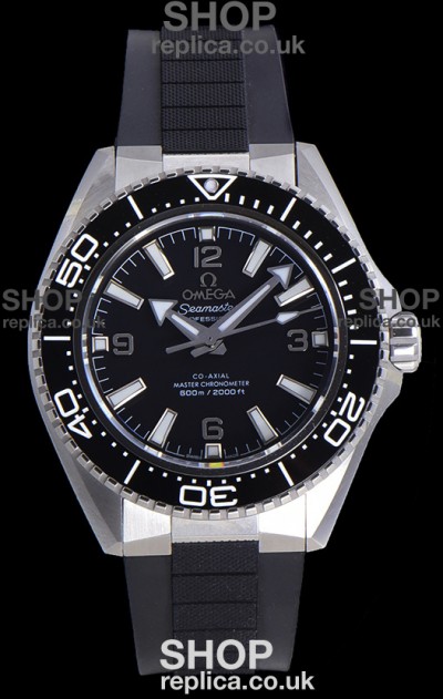 Omega Seamaster Planet Ocean Black Bezel Rubber Strap 42MM Super Clone Watch 