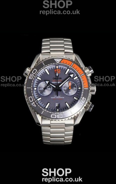 Omega Speedmaster Planet Ocean Grey Dial Super Clone Watch 
