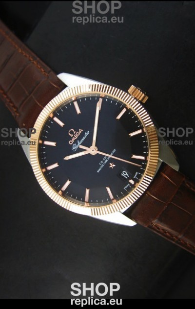 Omega Globemaster Co-Axial Two Tone Case Swiss Watch - 1:1 Mirror Replica Watch