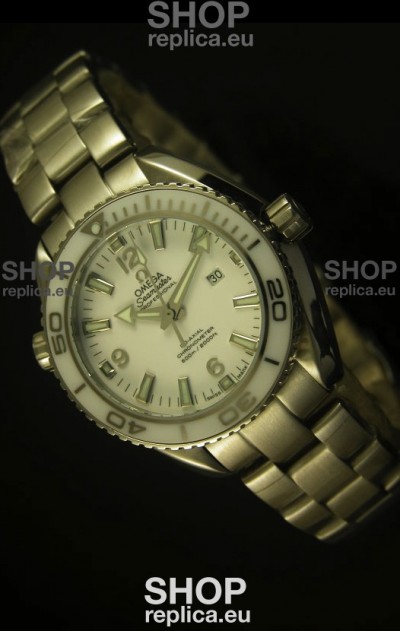 Omega Seamaster Planet Ocean Liquidmetal Midsized 36MM Swiss Watch