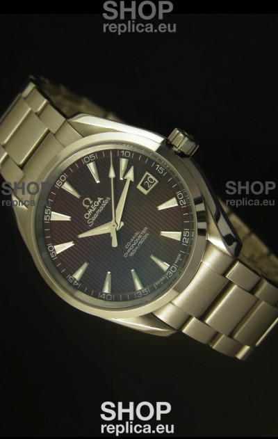 Omega Seamaster Aqua Terra Co-Axial Swiss Watch Black Dial