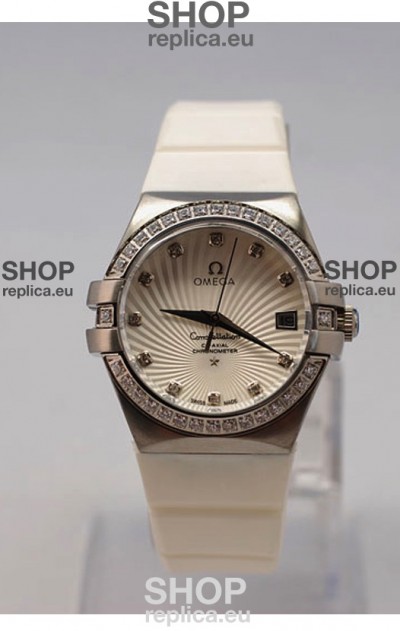Omega Constellation Ladies Replica Watch - Steel Case - 35MM