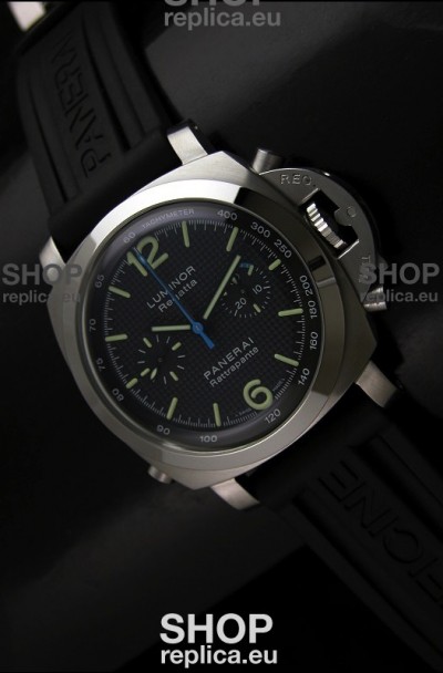 Panerai Luminor Regatta Swiss Replica Watch Rubber Strap - 1:1 Mirror Replica