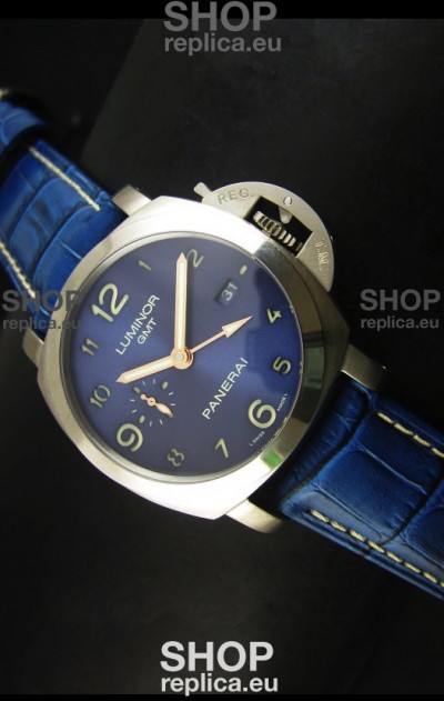 Panerai Luminor Marina GMT PAM437L Titanium Swiss Watch - 1:1 Mirror Replica