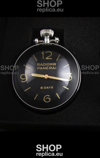 Panerai Radiomir 8 Days PAM581 Table Clock Swiss Watch with Box and Watch Stand