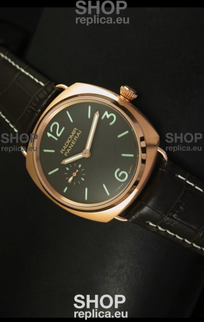 Panerai Radiomir Model PAM00336 Swiss Watch in Pink Gold - 1:1 Mirror Edition