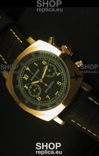 Panerai Radiomir PAM519 1940 Chronograph Rose Gold Watch