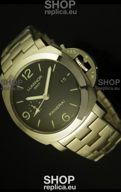Panerai Luminor GMT PAM320 P.9001 Movement - 1:1 Ultimate Mirror Replica