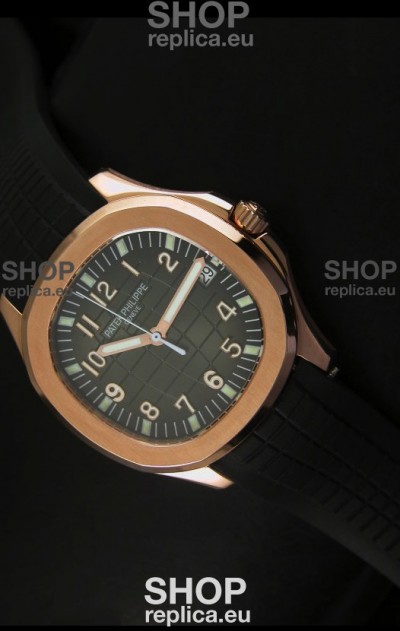 Patek Philippe Aquanaut Rose Gold in Grey Dial Watch - 1:1 Mirror Replica