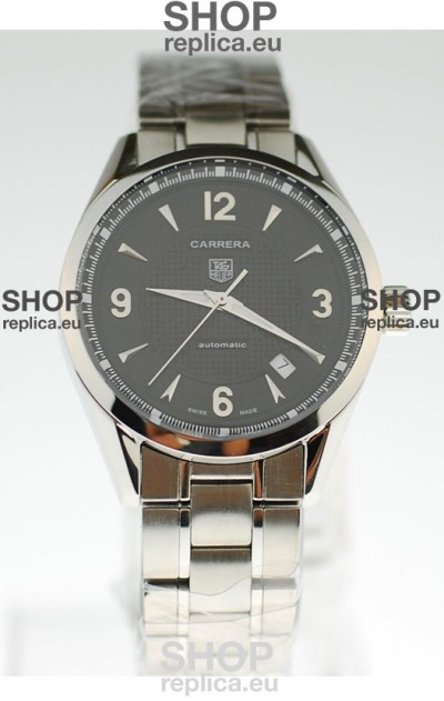 Tag Heuer Carrera Swiss Replica Automatic Watch in Black Dial