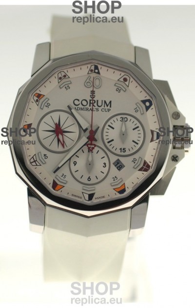 Corum Admiral Cup Challenge Swiss Replica Watch in White