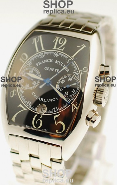Franck Muller Casablanca Chronograph Swiss Watch in Black Dial